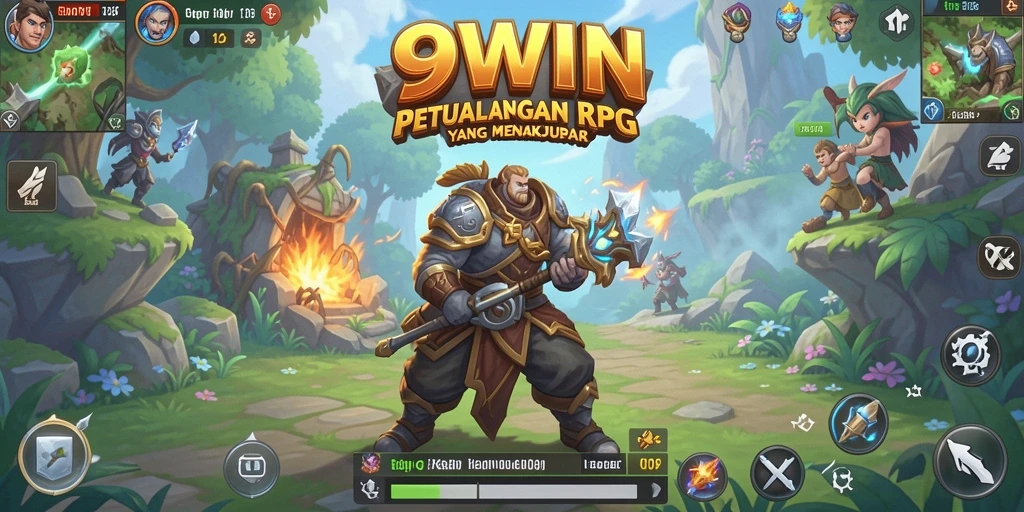 Tampilan gameplay 9WIN yang menakjubkan dan seru.