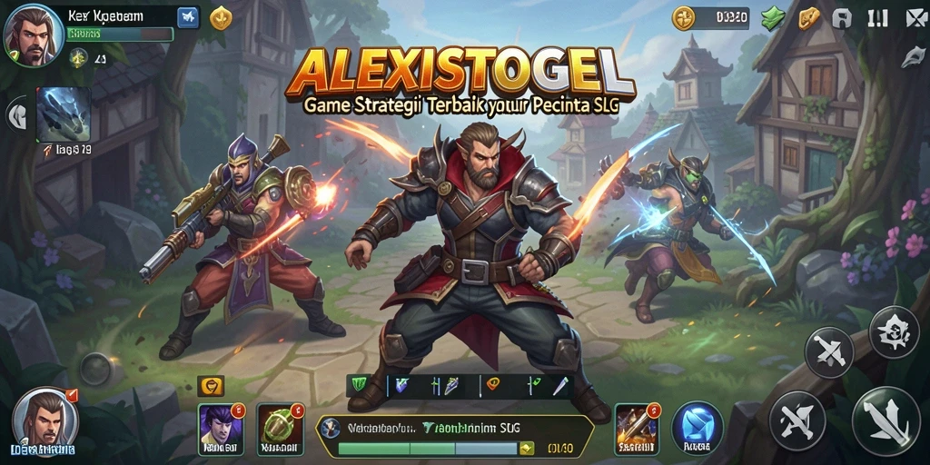 Tampilan gameplay ALEXISTOGEL yang menegangkan dan penuh strategi.