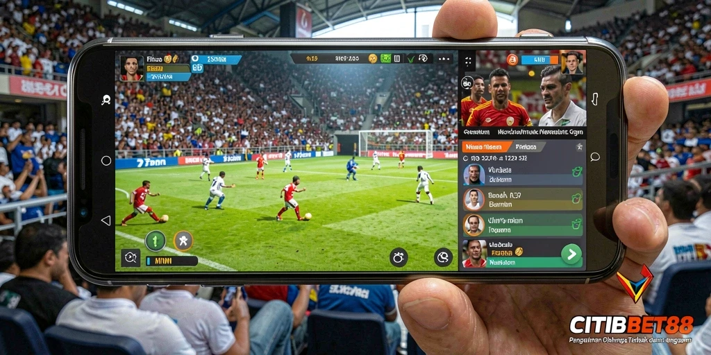 Tampilan gameplay CITIBET88 yang menarik bagi pecinta olahraga.