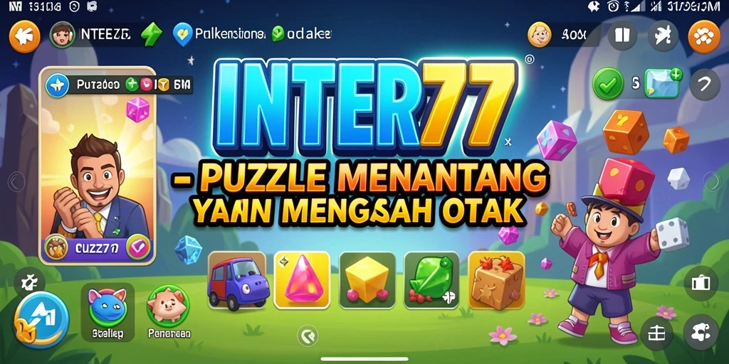 Screenshot INTER77 menampilkan gameplay menarik dengan berbagai puzzle yang harus dipecahkan.