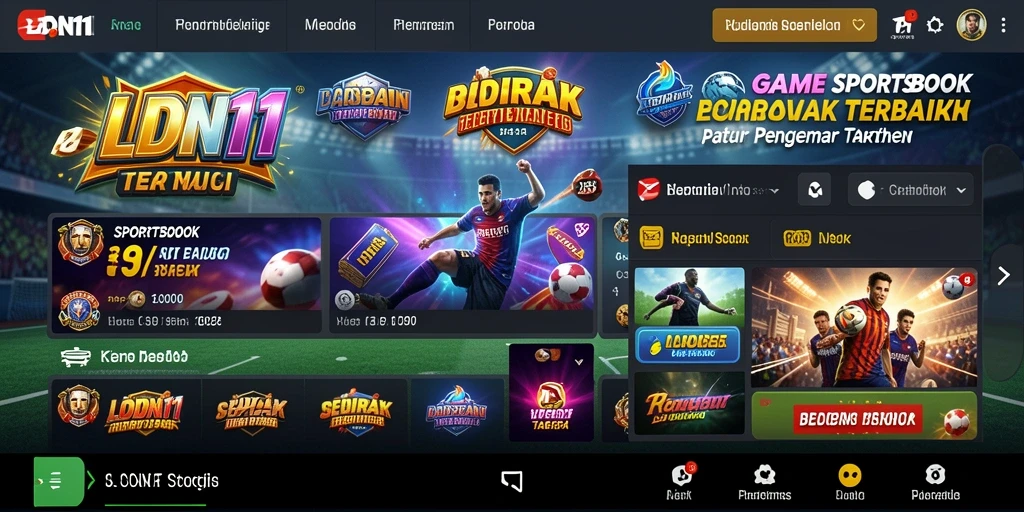 Gameplay menarik di LDN11 dengan opsi taruhan Sportsbook.