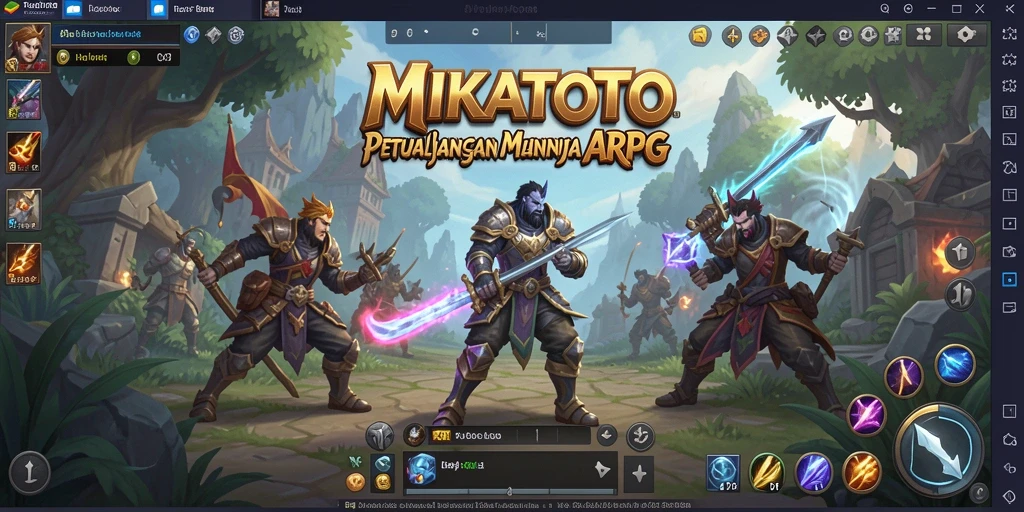 Screenshot gameplay MIKATOTO yang menampilkan aksi seru petualangan ARPG.