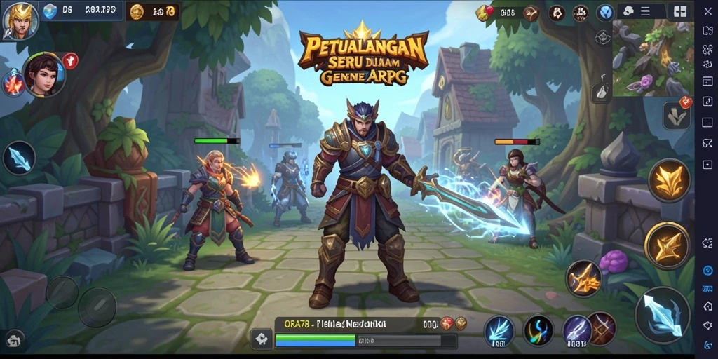 Tampilan gameplay seru dengan grafis menawan dalam ORA78.