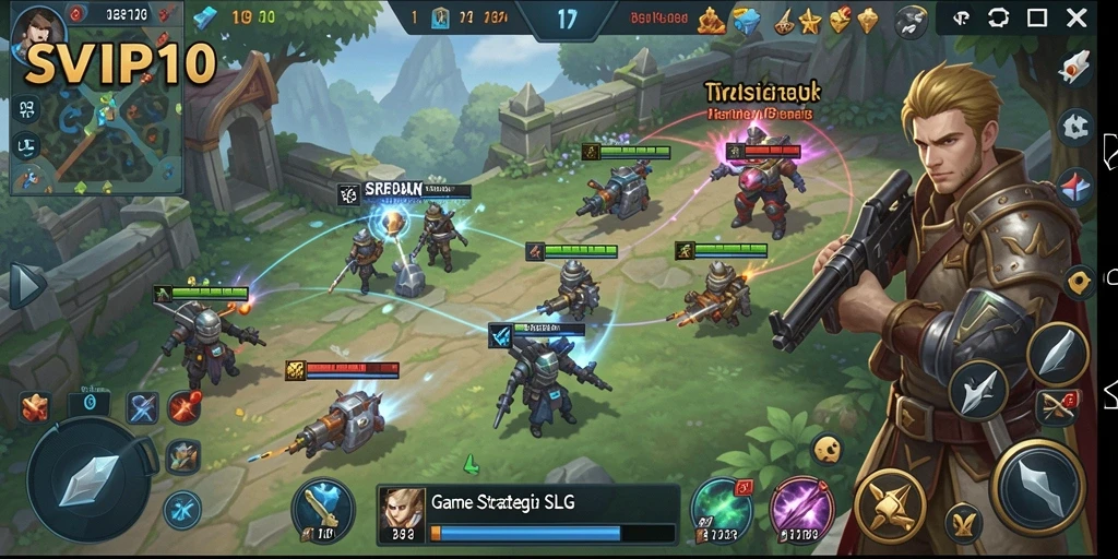 Screenshot dari gameplay menarik di SVIP10 yang menampilkan pertempuran strategis.