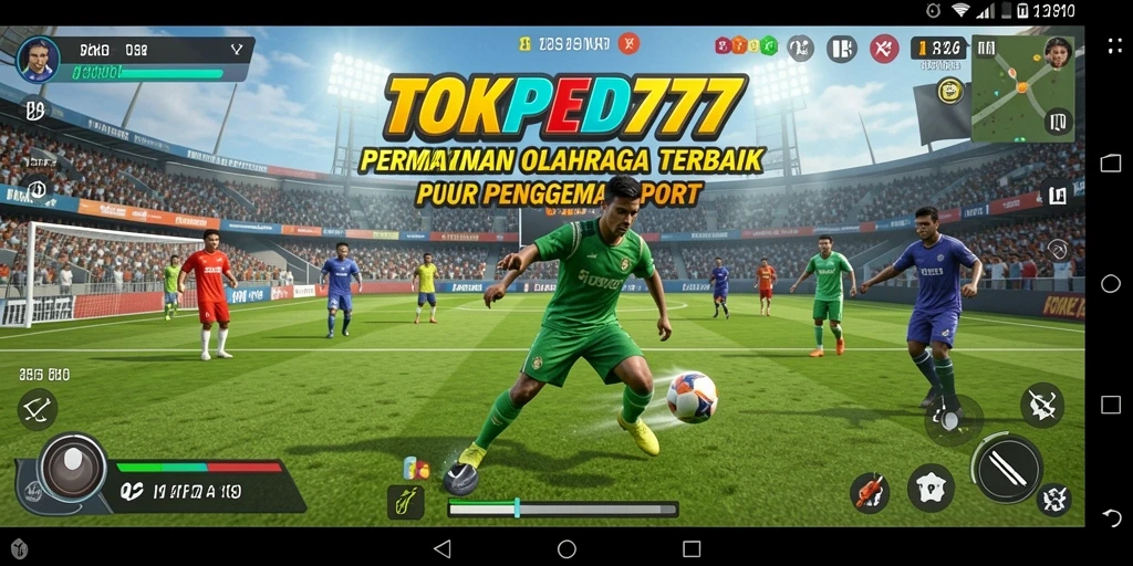 Tampilan gameplay menegangkan dan seru di TOKPED777.